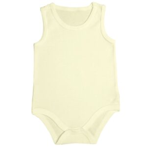 Sevi Bebe Kolsuz Atlet Badi (Body) Krem 9 Ay,3006,3006
