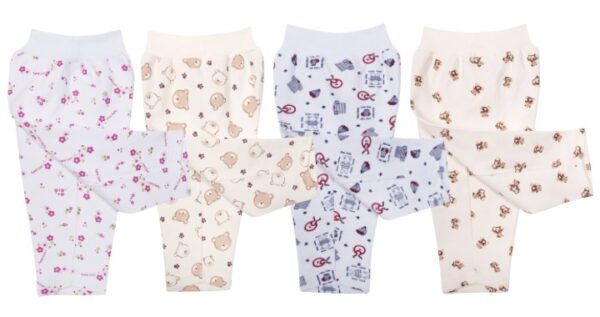 Sevi Bebe Ayaksız Alt Pijama - Beyaz 6 Ay,3014,3014