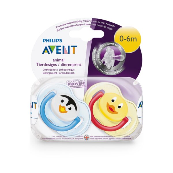 Avent 0% BPA Free Flow Yalancı Emzik 0-6 ay Truman Serisi 2'li,3276,3276