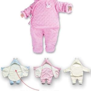 Sevi Bebe Ayaklı Kundak Battaniye Unisex Desenli,3290,3290
