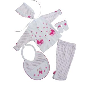Sema Baby 5'li Premature Puanlı Set - Pembe,3299,3299