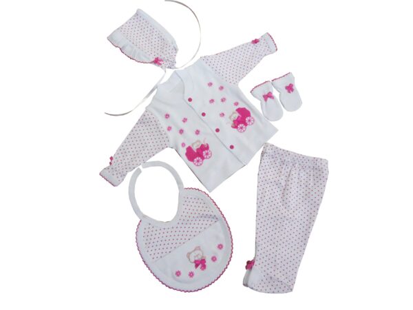 Sema Baby 5'li Premature Puanlı Set - Pembe,3299,3299