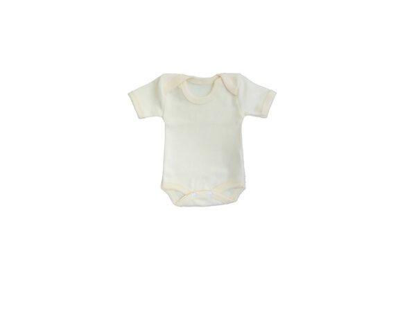 Sema Baby Yarım Kol Badi (Body) 0-3 Ay - Ekru,3307,3307