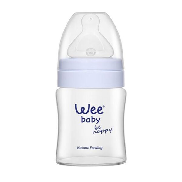 Wee Baby Isıya Dayanıklı Akıtmaz Cam Bardak 120 ML,3707,3707