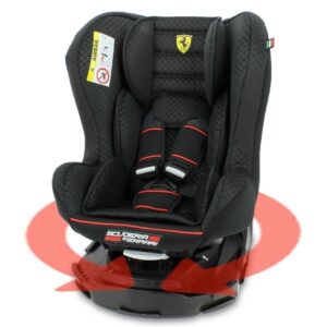 Ferrari Revo 0-25 Kg 360 Derece Dönebilen Oto Koltuğu - Siyah 3507460080247,3764,3764