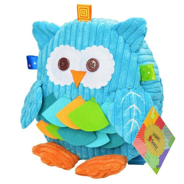 Sozzy Toys Sevimli Mavi Baykuş Sırt Çantam - SZY125,3844,3844