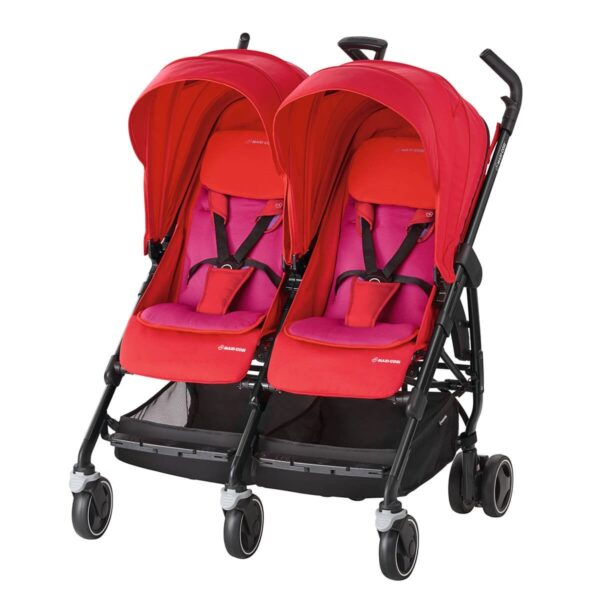 Maxi-Cosi Dana For2 İkiz Bebek Arabası / Red Orchid,7714