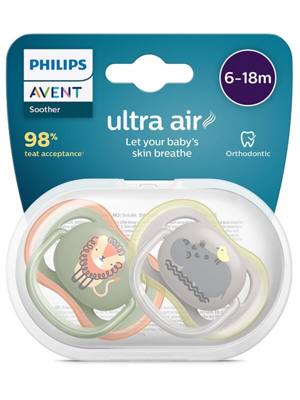 Philips Avent SCF085/17 Ultra Air Emzik 6-18 Ay 2li Erkek,8336