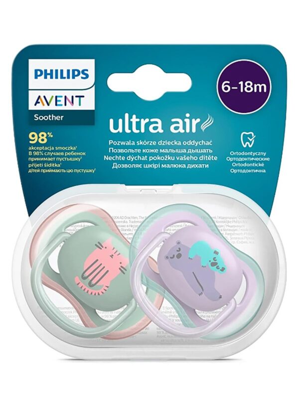 Philips Avent SCF085/18 Ultra Air Emzik 6-18 Ay 2li Kız,8338