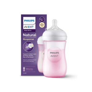 Philips Avent Natural Response PP Pembe Biberon 1+ Ay 260 ml SCY903/11,8687