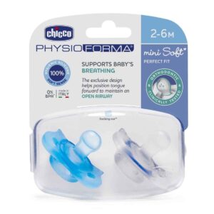 Chicco PhysioForma Mini Soft 2'li Emzik 2-6 Ay Erkek,8696