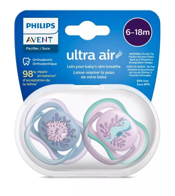 Philips Avent Ultra Air Emzik 6-18 Ay 2li Kız SCF085/61,8819