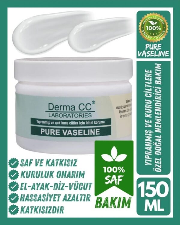Derma CC Sensitive Pure Katkısız Saf Vazelin 150 ml,8896