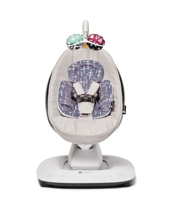 4Moms Mamaroo 5.0 Çift Yönlü Yenidoğan Destek Pedi Dark Grey Plus,8926