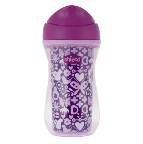 Chicco Isı Yalıtımlı Active Bardak 14 Ay+ 266 ml - Purple,8989