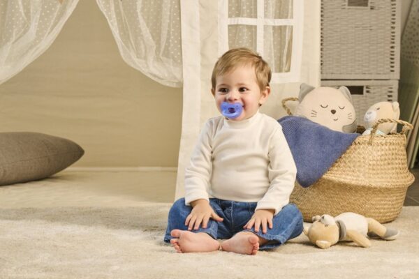 Chicco PhysioForma Soft 2'li Silikon Emzik 6-16 Ay Erkek,9045