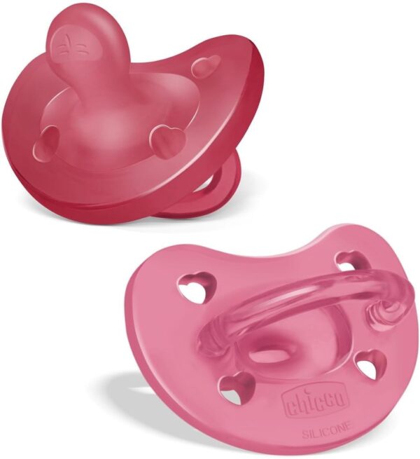 Chicco PhysioForma Soft 2'li Silikon Emzik 16-36 Ay Kız,9050